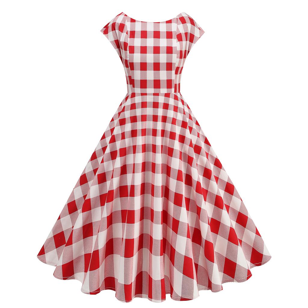 Модное женское повседневное платье с v-образным вырезом и длинным рукавом с высокой талией и принтом