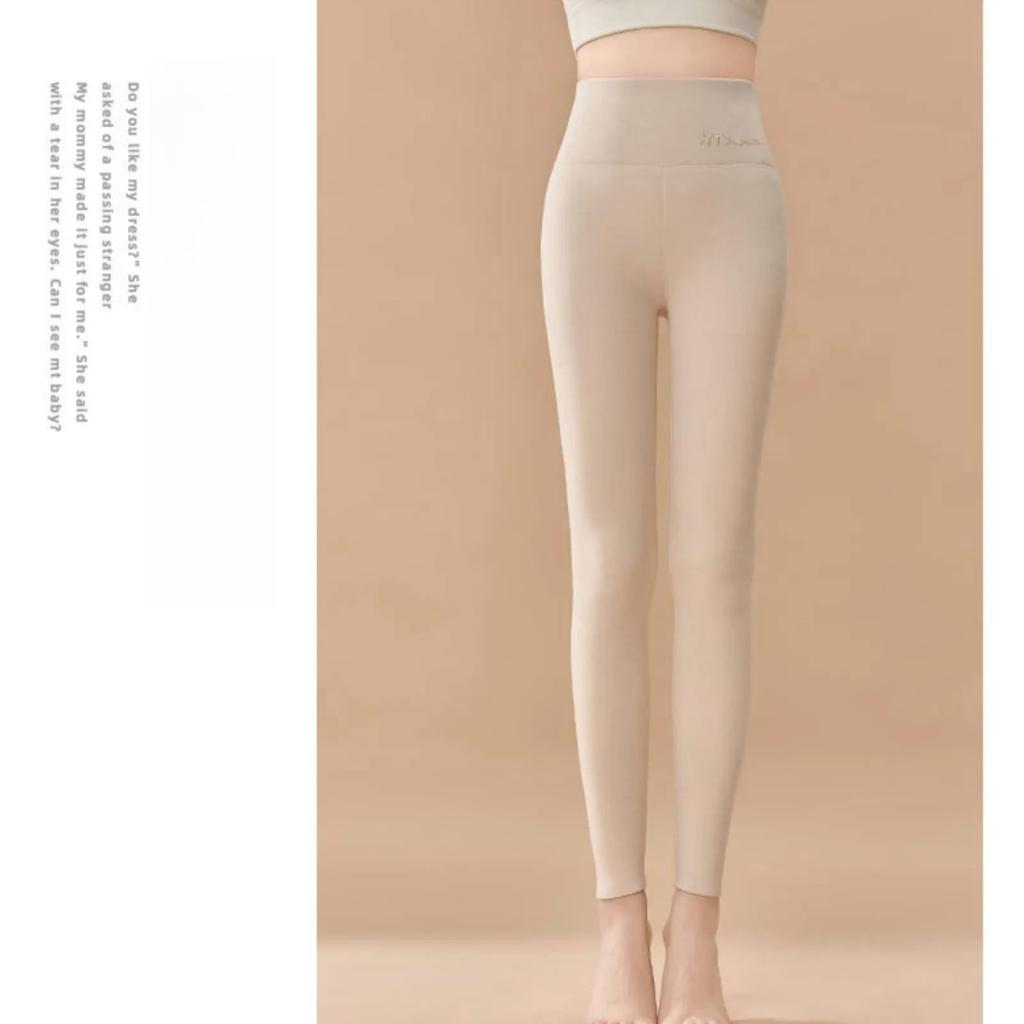 Зимние кашемировые леггинсы женские однотонные теплые леггинсы с высокой талией узкие эластичные брюки большого размера с добавлением бархата и утолщения