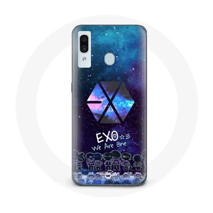 Coque pour Samsung Galaxy A20e Exo Groupe K-pop Logo we are one