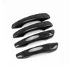 Carbon Fiber Pattern Door Handle & Bowl Decoration for Peugeot 4008/5008 - Gloss Black