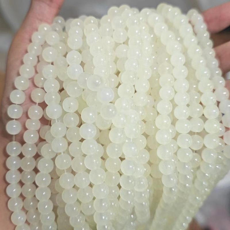 DIY цветные хрустальные стеклянные имитационные нефритовые бусины для аксессуаров ручной работы