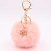 Bag Charm Pompom Pendant Fluffy Plush Ball Keyring Fashion Fur Ball Key Chain  Women Girls