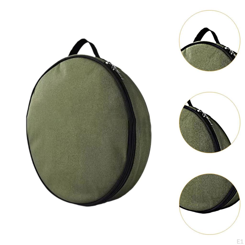 Car Charging Cable Organizer Bag Case Round Management Pouch Wear Resistant for