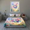 Colorful butterfly design. Bedding Duvet cover sets Duvet covers Pillowcases gifts (1 * Duvet Cover 2 * Pillowcases, without duvet insert)