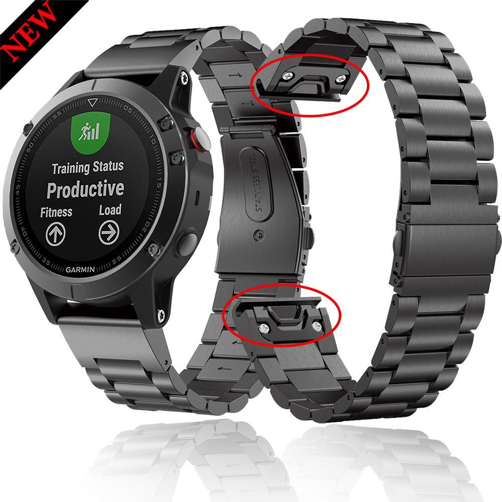 Металлический ремешок QuickFit 26 мм 22 мм 20 мм для Tactix 8 Fenix 8 51 мм 47 мм/7 7X Pro 6 6X 5X Plus Браслет для Enduro 3 Аксессуары