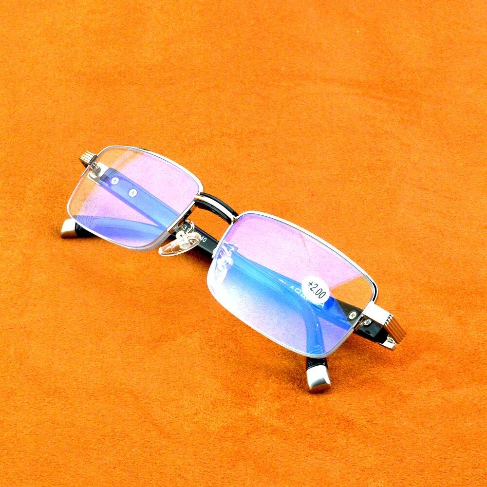 Мужские титановые очки Senator с антибликовым покрытием, асферические очки для чтения Briller + 1,0 + 1,5 + 2,0 + 2,5 + 3,0 + 3,5 + 4,0