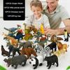 Kids Toys 12pcs Small Plastic Figures Sea Zoo Animal Safari Set Wild Model Ocean