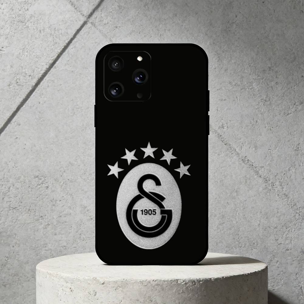 G-Galatasaray 1905 Чехол для телефона Силиконовый черный Мягкий Для IPhone 17,16,15,14,13,12,11,SE,Plus Pro Max