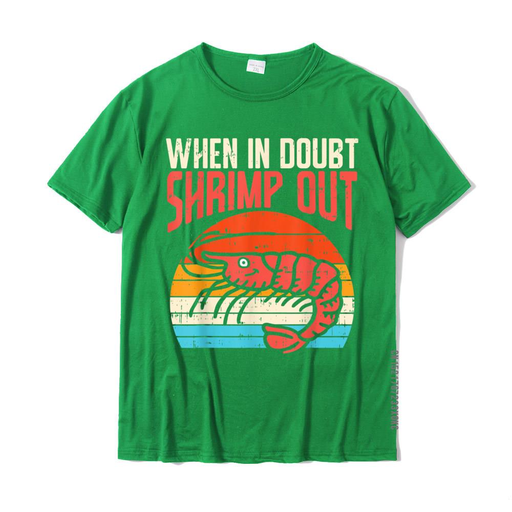 When In Doubt Shrimp Out Retro BJJ Brazilian Jiu Jitsu Gift T-Shirt Classic Man T Shirts Cotton Tops T Shirt Printed