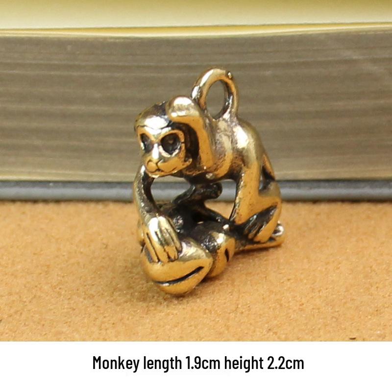 Year of the Rabbit 3D Zodiac Keychain Pendant - Dragon, Tiger, Snake, Horse Car Accessory