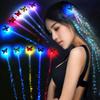 Led Hair Chains For Braids Hair Accessories Braid Luminous Braiding Hair Led Hair Lights Fiber Optic Hair Headpiece