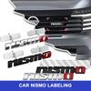 1 шт. Значок-наклейка Nismo для передней решетки и заднего багажника автомобиля, наклейки для Nissan Nismo 370Z GTR Almera Tiida Juke Qashqai 350Z