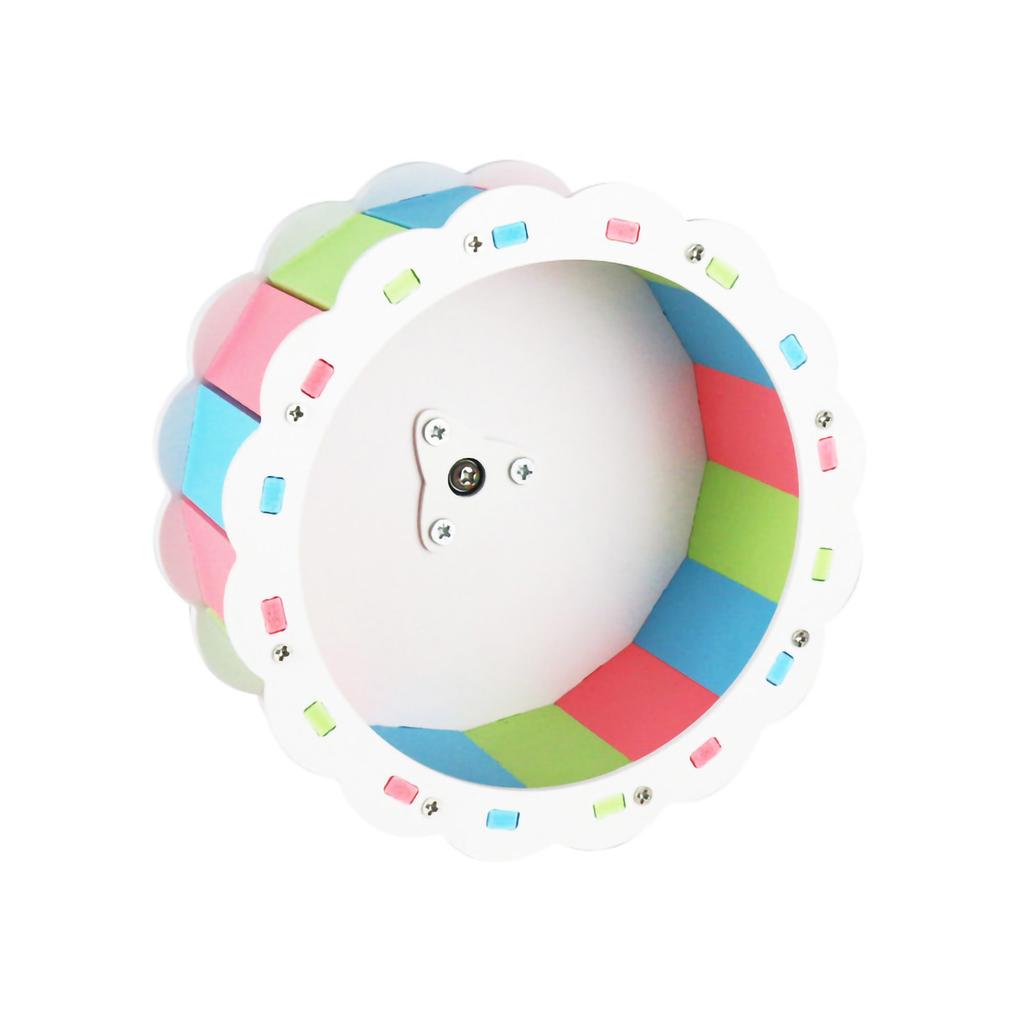 Колесо для хомяка, бесшумное, в форме подсолнуха, ПВХ, сборка, беговое колесо для домашних животных, для занятий спортом с хомяками