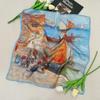 SIYUTANG Picasso Silk Scarf & Pen Set