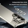 Бампер для Samsung Galaxy S25 Ultra, чехол для телефона с металлическими углами, отводящий тепло, с линзой-подставкой