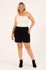 Women's Style Big Size Skirt Slit Pocket Detailed Skirt