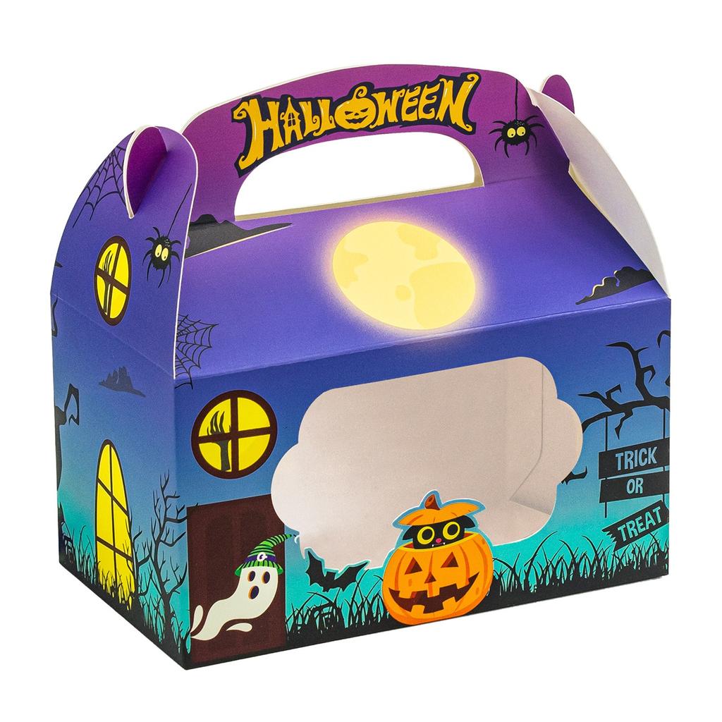 Halloween Candy Box Halloween Handbag Box Hand-held Gift Box