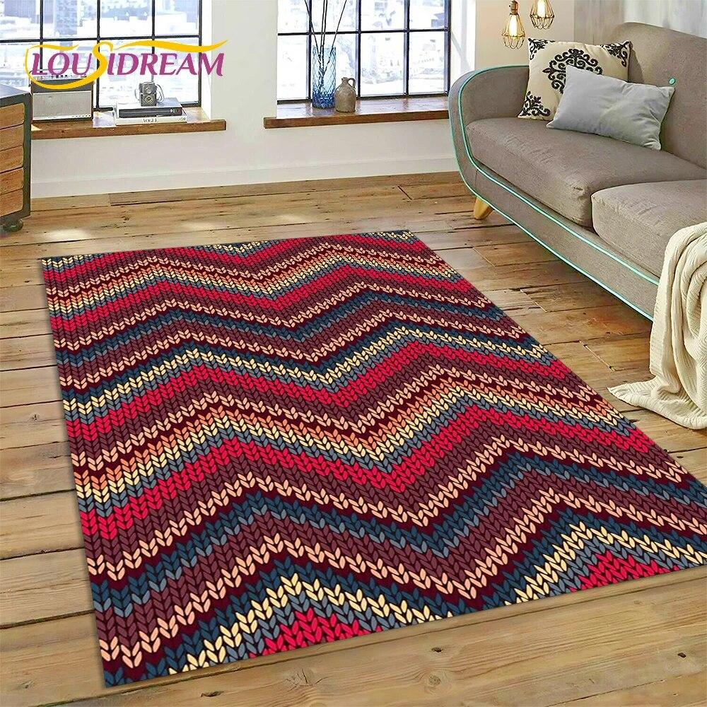 Classics Bohemia Nordic Turkish Celts Carpet Rug for Home Living Room Bedroom Sofa Doormat Decor,kid Area Rug Non-slip Floor Mat