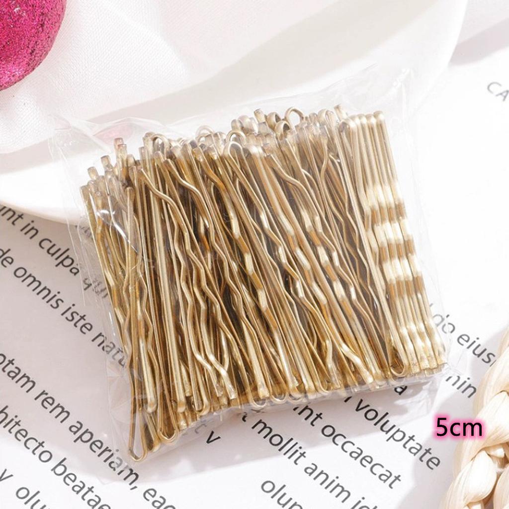10-100pcs/set Korean Multifunctional Hair Accessories Multicolor One-word Clip Metal Hairpin Girl Hair Accessories
