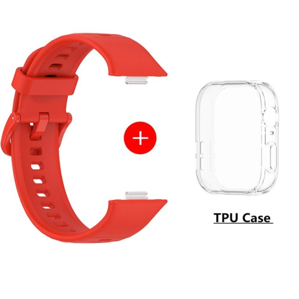 Sport Silicone Band+Case For Huawei Watch Fit 3 Strap Smartwatch Accessories Replacement Correas Bracelet for Huawei Watch fit3
