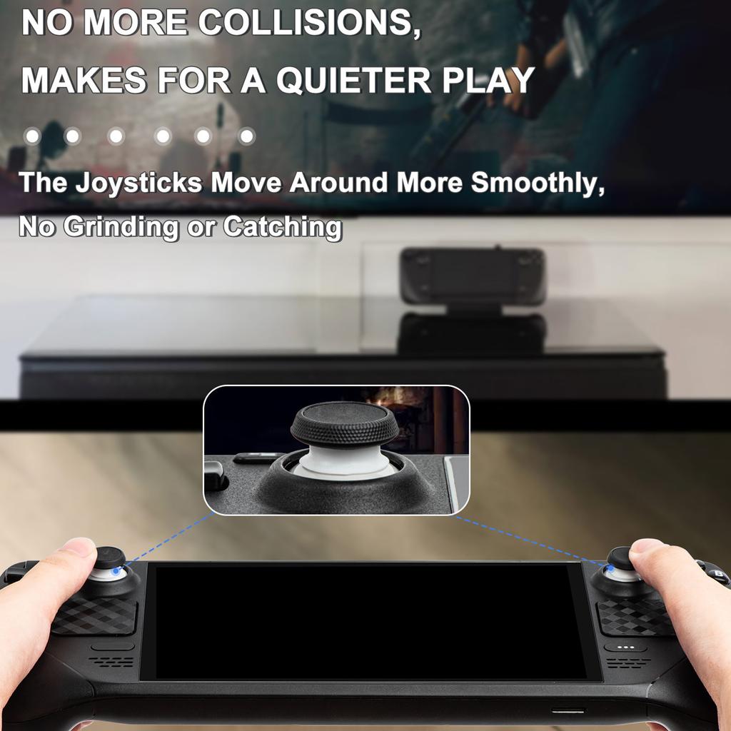 40 шт. эластичное защитное кольцо для джойстика невидимое кольцо силиконовое кольцо чехол для Steam Deck / PS5 / PS4 / Switch PRO контроллер