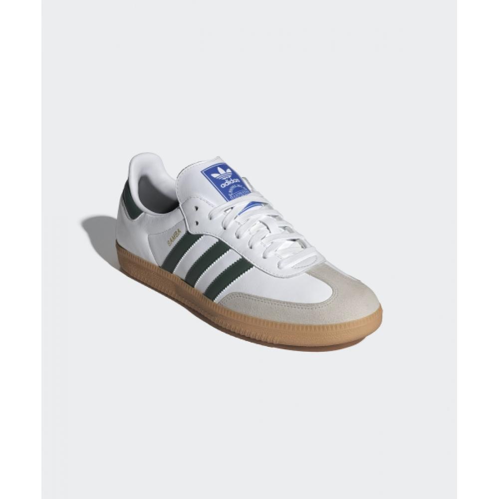 Adidas Samba Og Белый Зеленый Ie3437