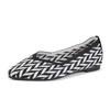 Spring Autumn New Knitted Pointed Flat Bottom Single Shoes Women's Casual Shallow Mouth Women's Shoes