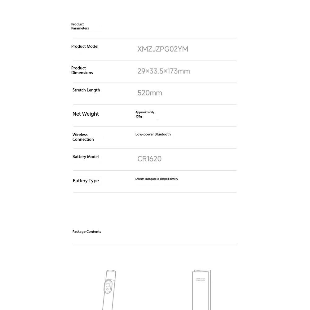 Мини-версия Xiaomi Стилус Селфи-палка - Bluetooth Функция Камеры Многоцелевая Портативная Путешествия Прямые Трансляции Мобильный Штатив