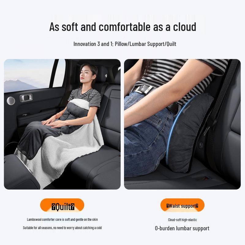 Honda Car Accessories: Flannel Headrests, Lumbar Supports & Neck Pillows for CRV, Fit, 11th Gen Civic & Accord.