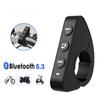 Bluetooth 5.3 Handlebar Remote Controller for Motorcycle Helmet Headset Waterproof Wireless Media Smart Control Car Steering Wheel Control Universal