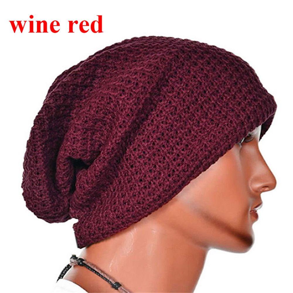 Fashion Soft Outdoor Warm Beanie Hat Ski Cap Knitted Caps Wool Knitted