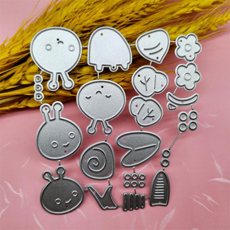 Четыре маленькие летающие пчелы, скрапбукинг, металлические штампы, трафареты для DIY, декор для альбома, бумажной карты