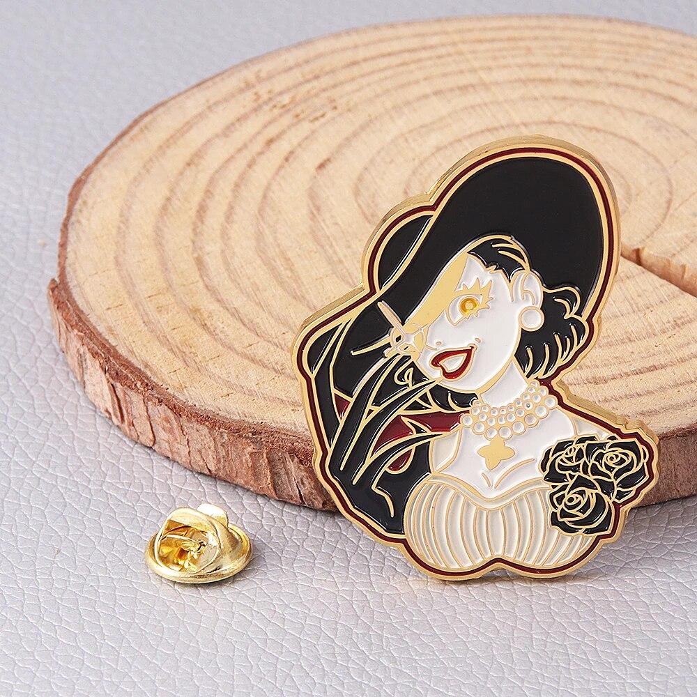 Ожерелья для косплея Residents Evils 8 Village, дочь Димитреску, Даниэла Бела, кружевное колье с цветочным воротником, украшения на Хэллоуин