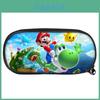 Пенал Super Mario Bros для студентов Нейлоновая сумка для хранения Большая вместимость Органайзер
