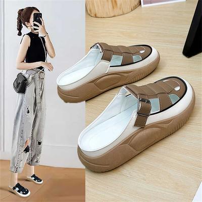 Мода Открытие Низкие Женские Водные Шлепанцы Теннис Женская Обувь Сандалии Кроссовки Спорт Толстые Функциональные Супер Предложения Посетители Баскет