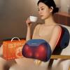 Massage Pillow, Hot Compress, Kneading, Electric Portable Multifunctional Massager, Household Car Neck, Waist, and Back Massager