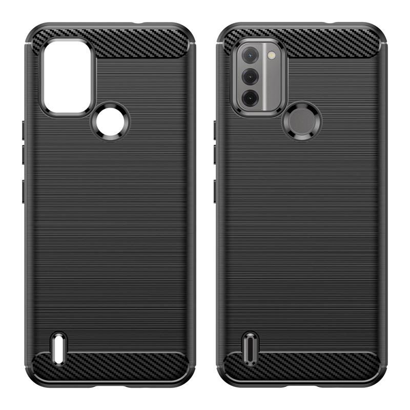 Чехол для Nokia C31 Крышка для Nokia C31 Capas Ударопрочная Броня Мягкий TPU Бампер для Задней Панели Телефона Углеродное Волокно Для Fundas Nokia C 31 C31