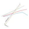 Set of 100 Colorful Bendable Plastic Straws Throwaway Straws Durable Drinking Straws Plastic Material for All Occasion