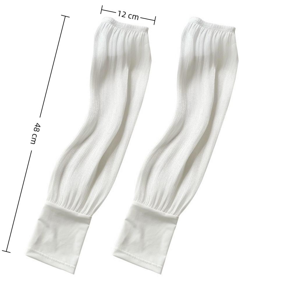 Ice Silk Sun-protective Sleeves Anti-UV Arm Sleeves Fashion Arm Cuff Cover Women Men