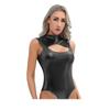 Женский комбинезон без рукавов с металлическим вырезом спереди, купальник для бассейна, вечерние купальники