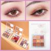 Transparent 9-color Eye Shadow Matte Pearly Earth Eye Shadow Palette Cosmetic Beauty