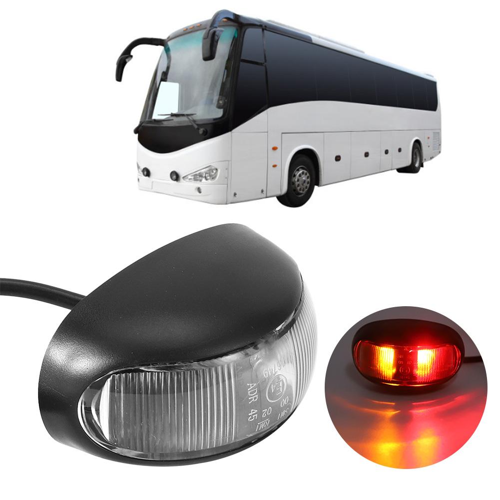 2LED Side Marker Light Blinker Signal Indicator Waterproof Bright Lamp for Car Truck 10‑30V