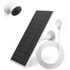 Solar Panel for Google Nest Upgraded Google Nest Cam Indoor Outdoor Solar Charger Flexible Solar Panel with IP65 Waterproof and Feet Fast Charging