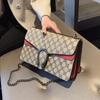 Geantă cu lanț pentru femei, nouă, la modă, versatilă, pe un singur umăr, crossbody, cu aspect de înaltă calitate, geantă pătrată mică Bacchus