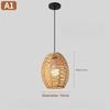 Boho Pendant Light Boho Vintage Household Light Fixture Ceiling Chandelier for Bedside Dining Table Library Light Lampshade E27