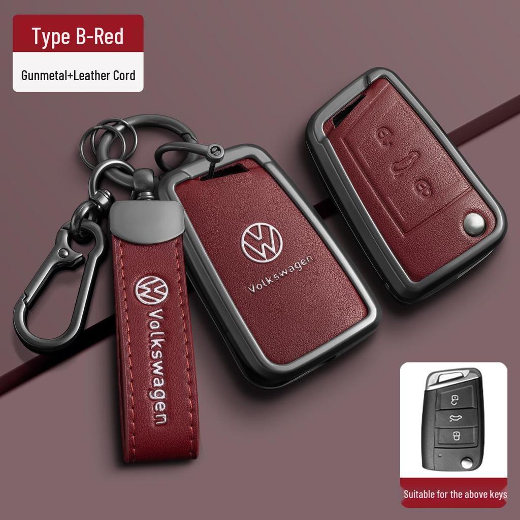 Чехлы для ключей Volkswagen: Совместимо с Magotan, Passat, CC, Sagitar, Polo, Tharu, Tayron, Lavida, Tiguan L, T-Roc.