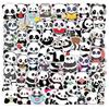 60 Cartoon Panda Graffiti Stickers Personalized Decoration Motorcycle Guitar Suitcase Waterproof Stickers
