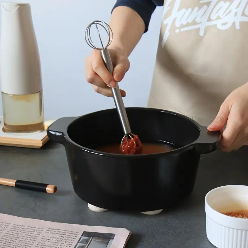 Stainless Steel Miso Mixing Spoon Double Head Measuring Mixer Egg Liquid Sauce Whisk