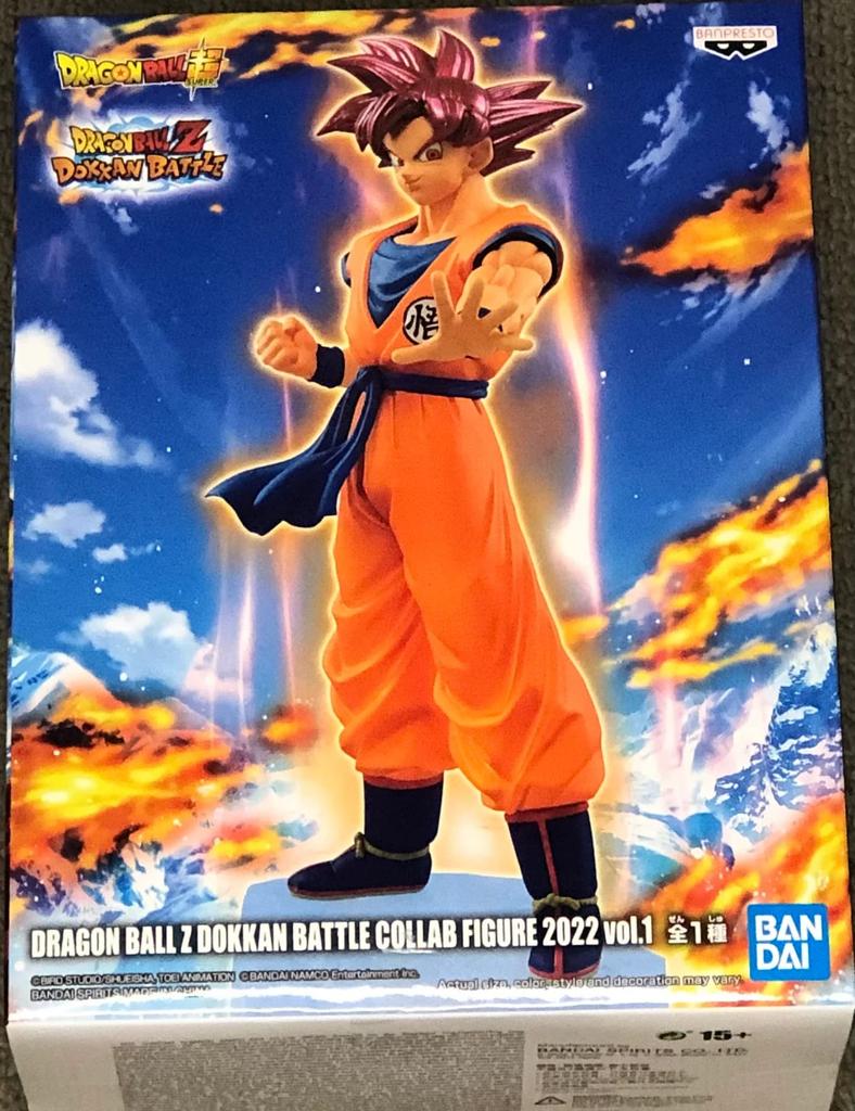 BANPRESTO ФИГУРКА DRAGON BALL Z DOKKAN BATTLE 7th Anniversary Super Saiyan God Son Goku