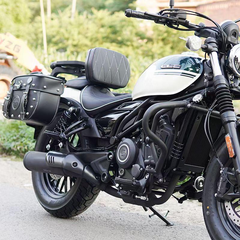 Водонепроницаемая боковая сумка CFMOTO 250CLC и аксессуары для бампера, защищающего от падений, со складной спинкой и полками для ступенек